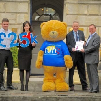 Local solicitors raise £25k for RUH Cancer Centre