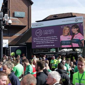 Mogers Drewett sponsored Yeovil Half Marathon