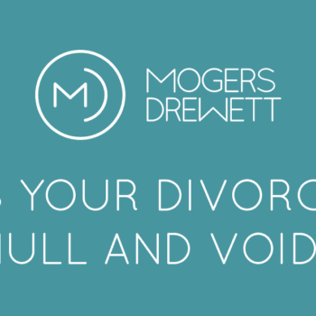 Is your divorce null and void?